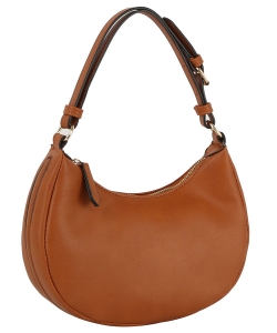 Women's Shoulder leather Bag DX-0184 BROWN